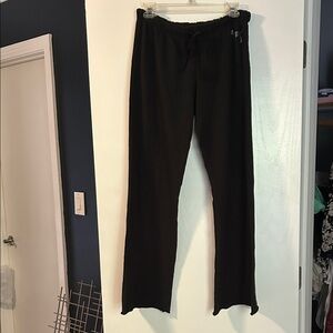PINK Victoria's Secret drawstring Black Lounge Pants